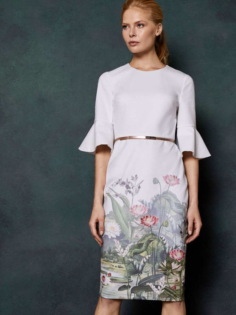 Ted Baker Azania Wonderland Bodycon Dress 0